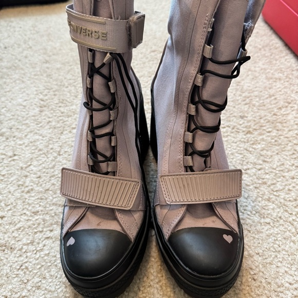 Converse GR82 XHI 2020 Love Fearlessly Amethyst Grey Purple Platform Boot - Picture 2 of 7